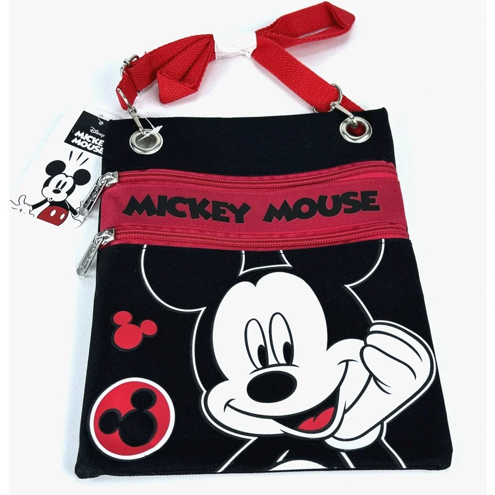 NEW Disney Mickey Mouse Crossbody Bag Handbag Mickey Travel Purse Wallet w/ Tags